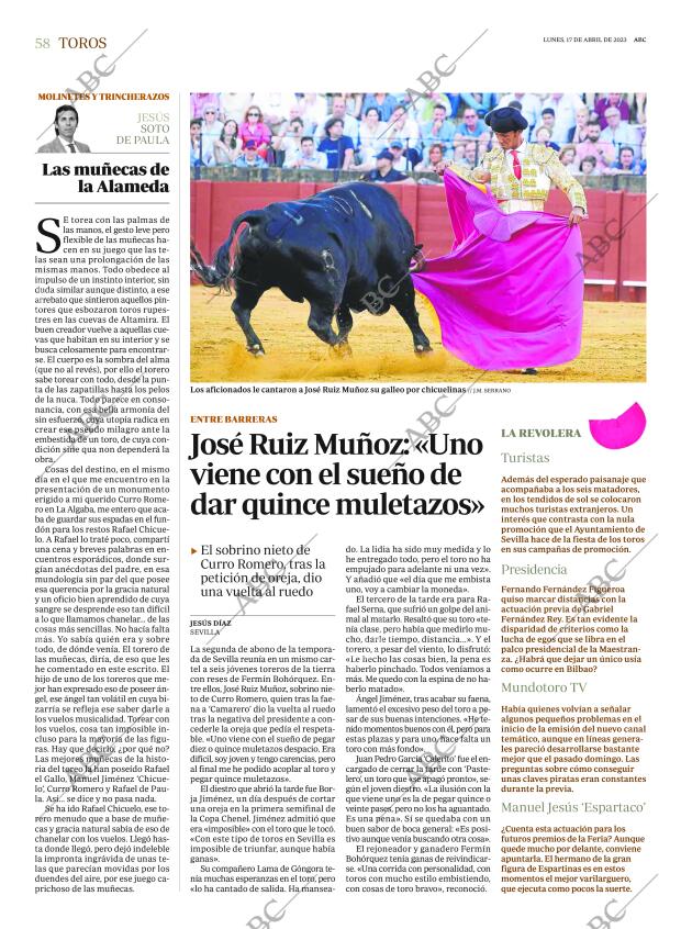 ABC SEVILLA 17-04-2023 página 58
