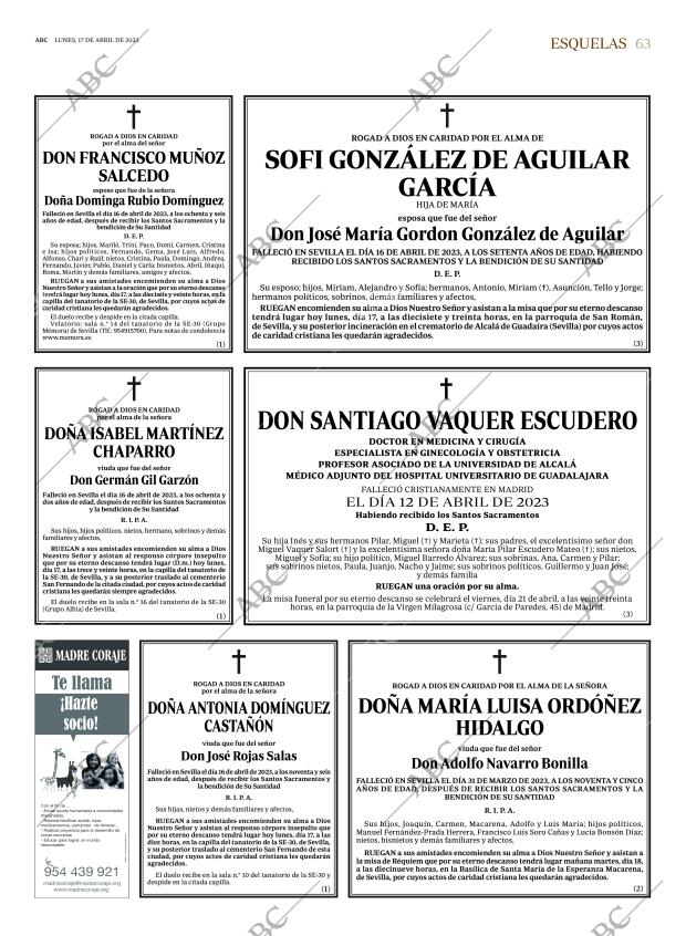 ABC SEVILLA 17-04-2023 página 63