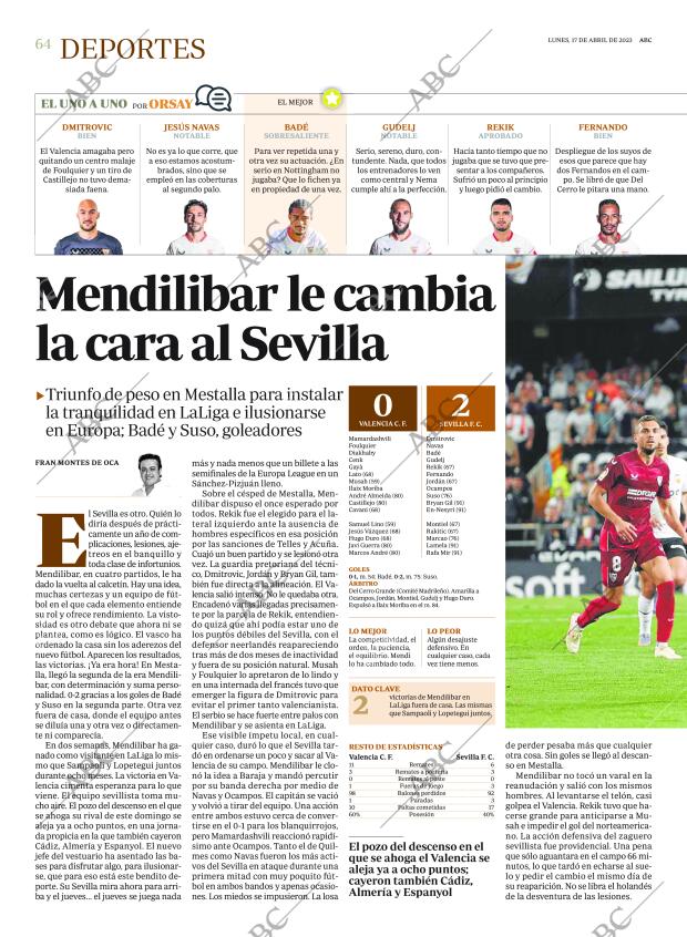 ABC SEVILLA 17-04-2023 página 64