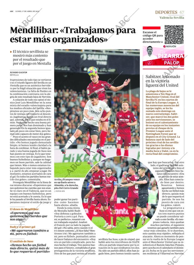 ABC SEVILLA 17-04-2023 página 67