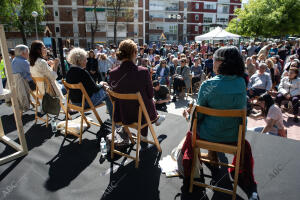 Acto electoral de Más Madrid con Mónica García, Rita Maestre y Manuela Carmena...