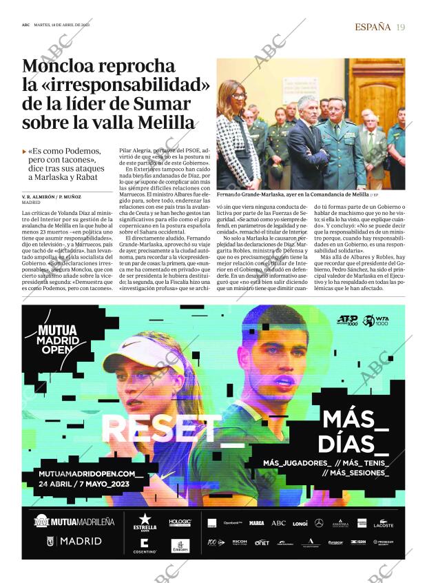 ABC MADRID 18-04-2023 página 19