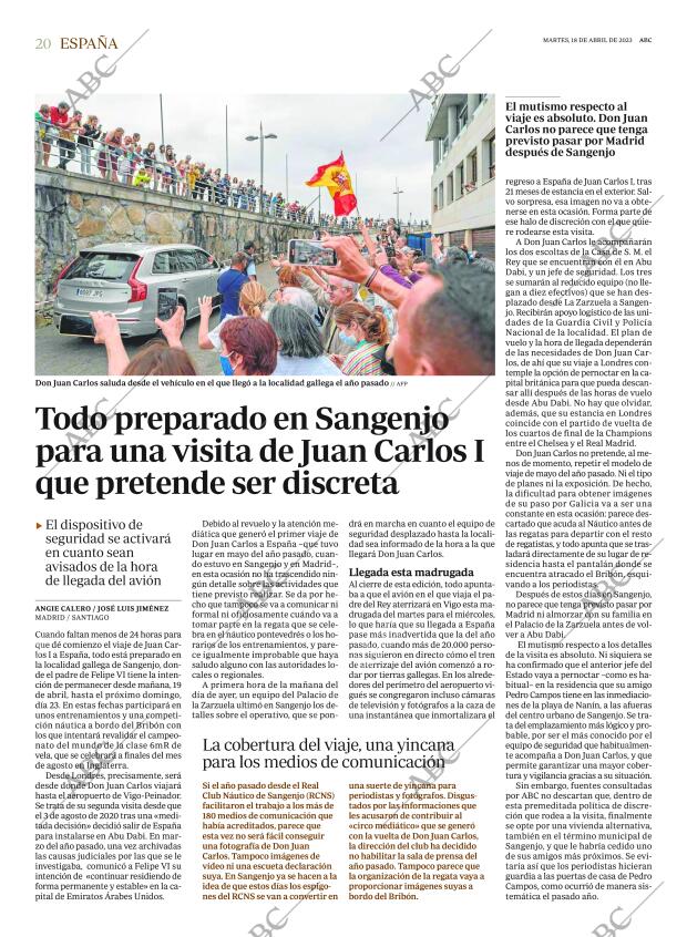 ABC MADRID 18-04-2023 página 20