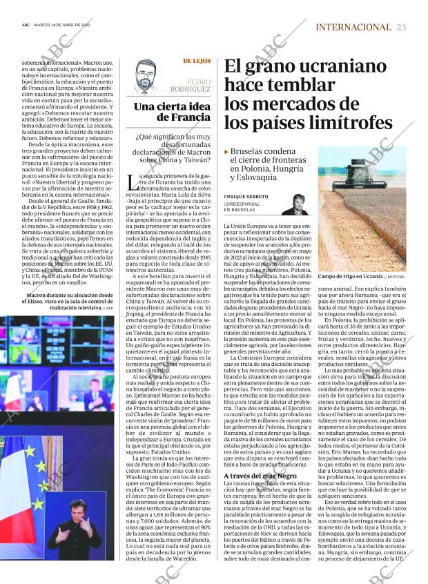 ABC MADRID 18-04-2023 página 23