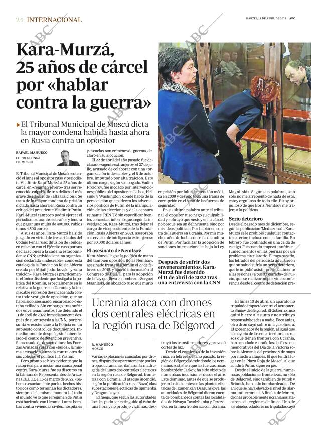 ABC MADRID 18-04-2023 página 24