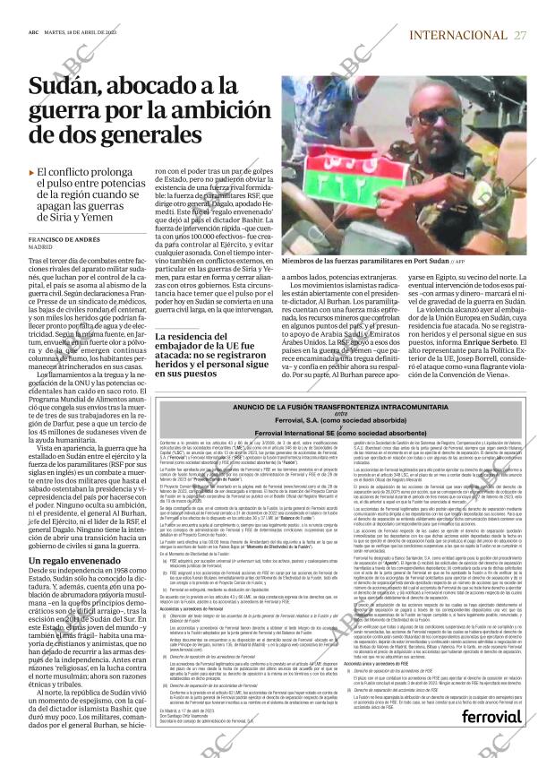 ABC MADRID 18-04-2023 página 27