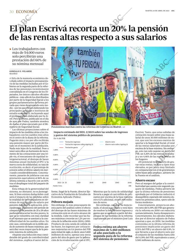 ABC MADRID 18-04-2023 página 30