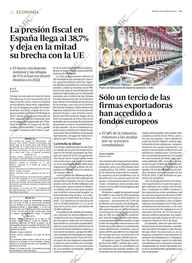 ABC MADRID 18-04-2023 página 32