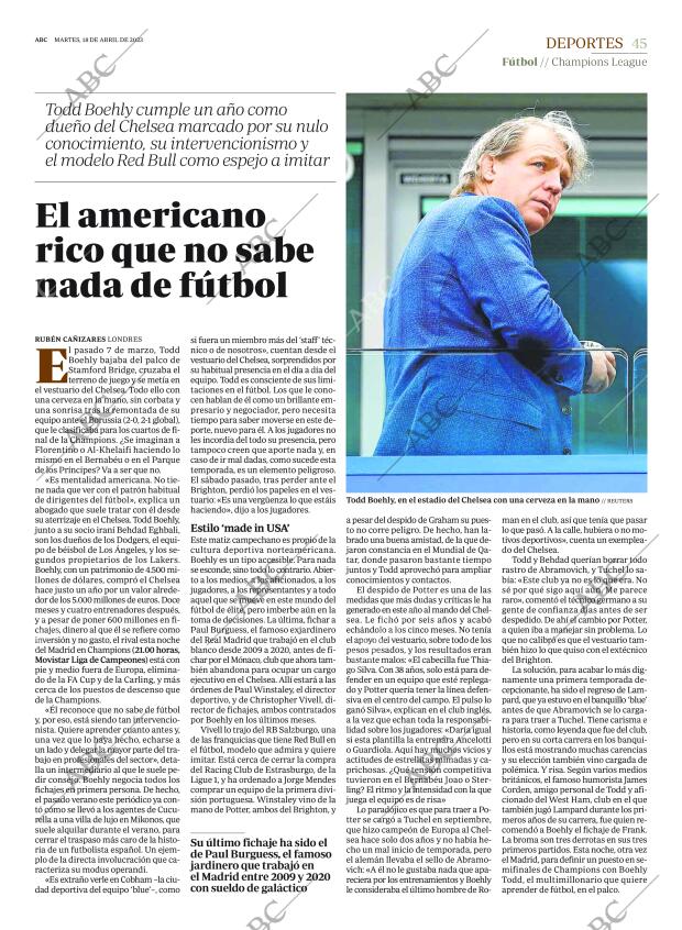 ABC MADRID 18-04-2023 página 45