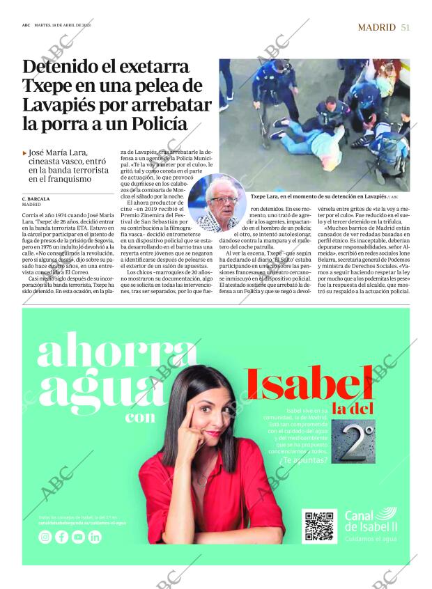 ABC MADRID 18-04-2023 página 51