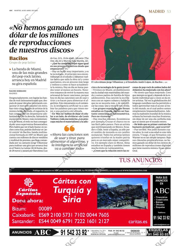 ABC MADRID 18-04-2023 página 53