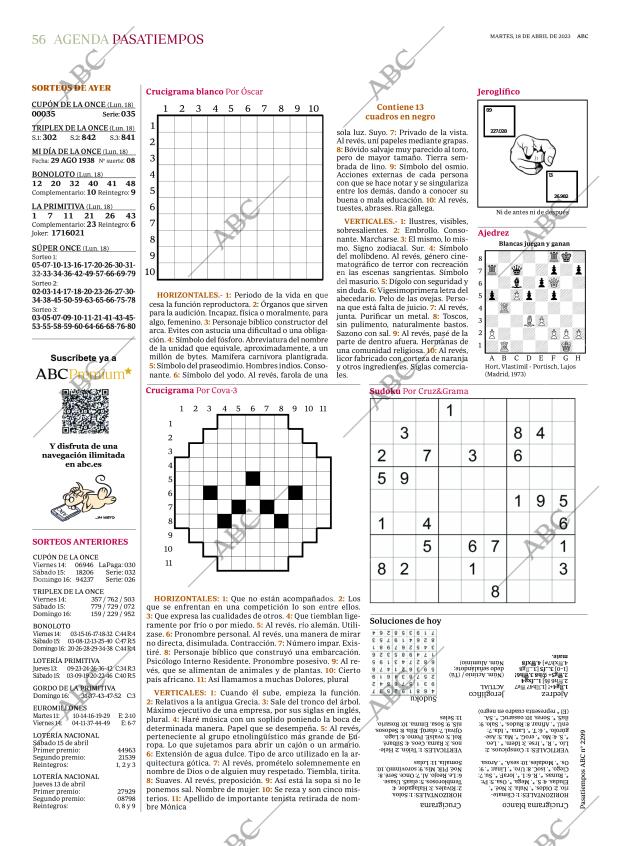 ABC MADRID 18-04-2023 página 56