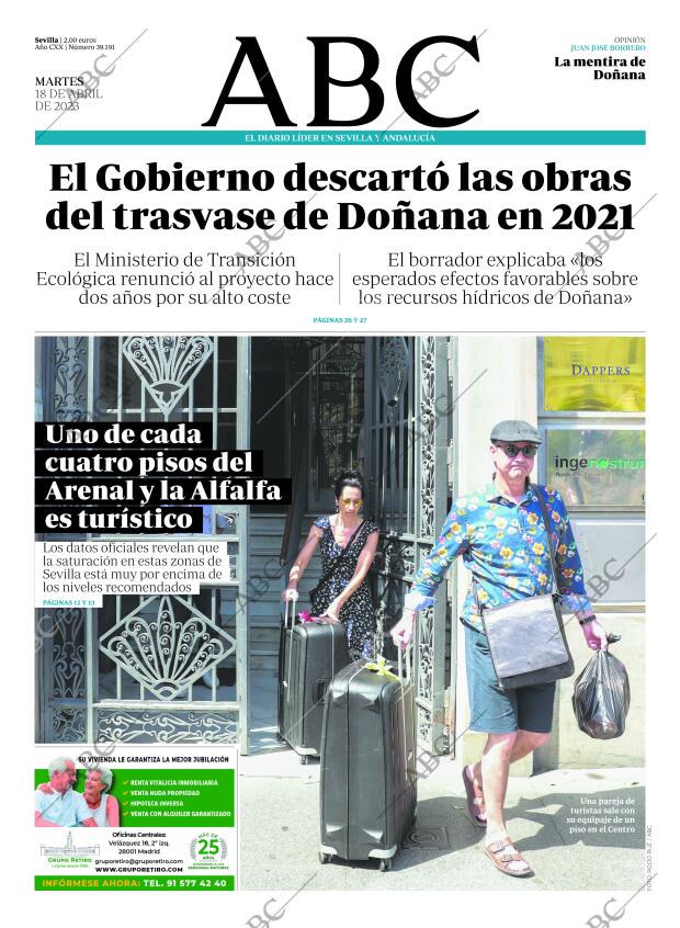 ABC SEVILLA 18-04-2023 página 1