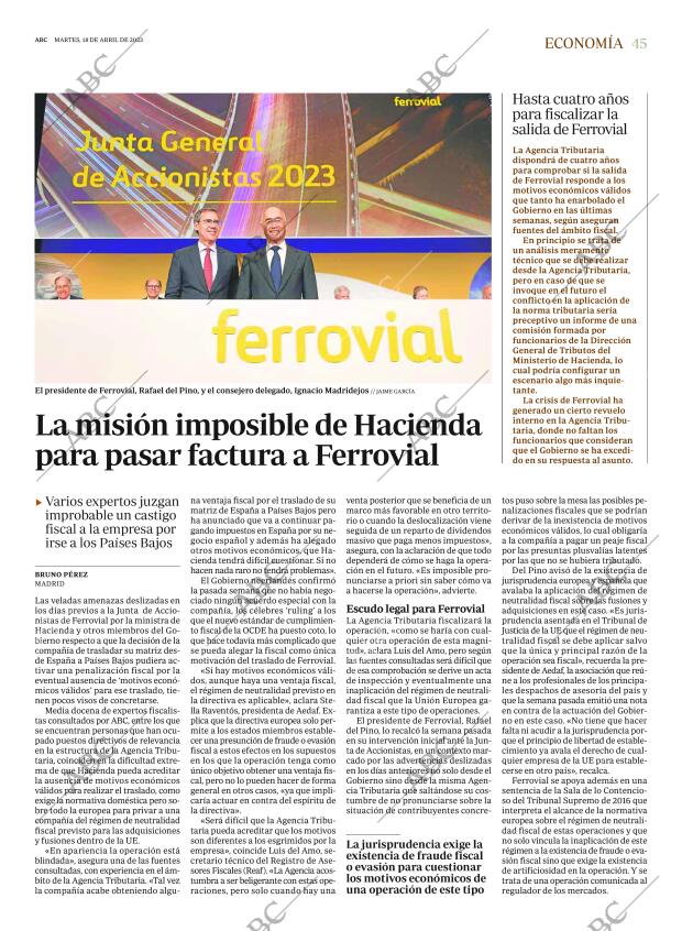 ABC SEVILLA 18-04-2023 página 45