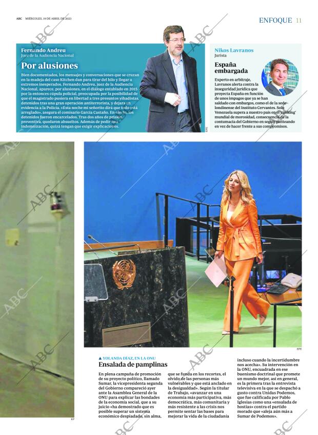 ABC MADRID 19-04-2023 página 11