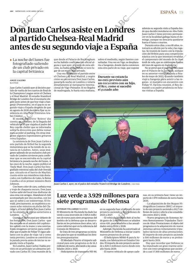 ABC MADRID 19-04-2023 página 19