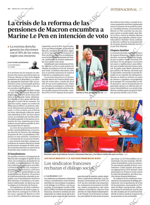 ABC MADRID 19-04-2023 página 27