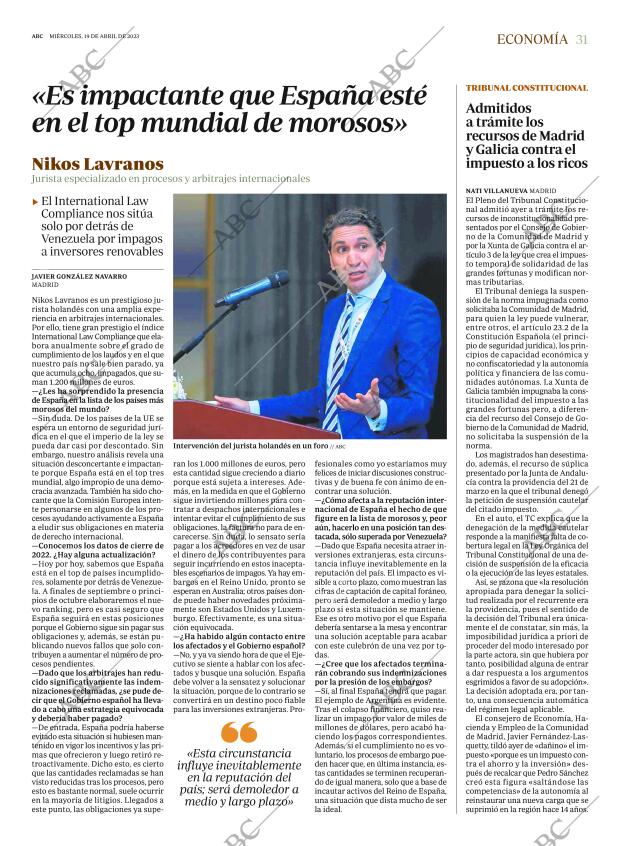 ABC MADRID 19-04-2023 página 31