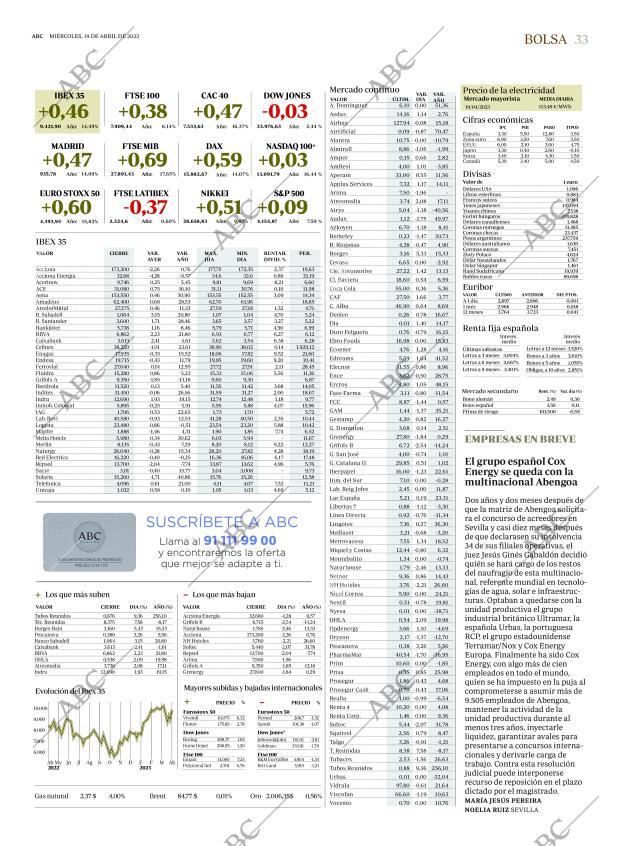 ABC MADRID 19-04-2023 página 33