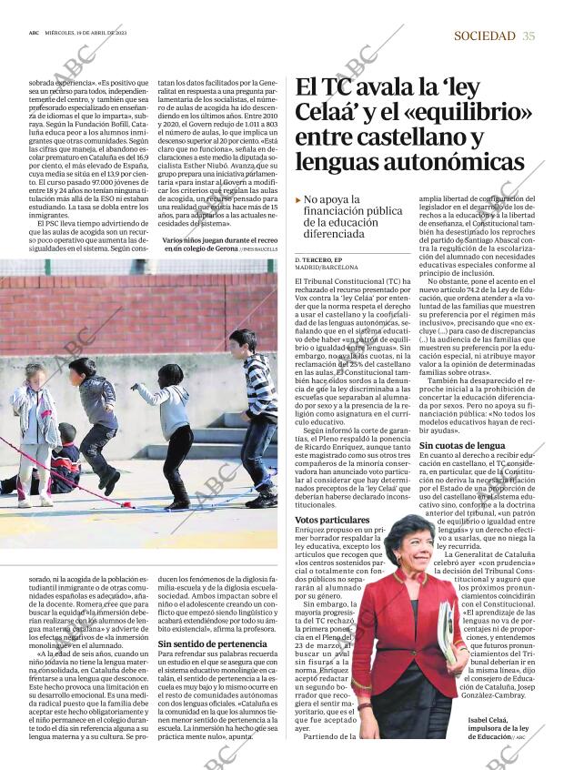 ABC MADRID 19-04-2023 página 35