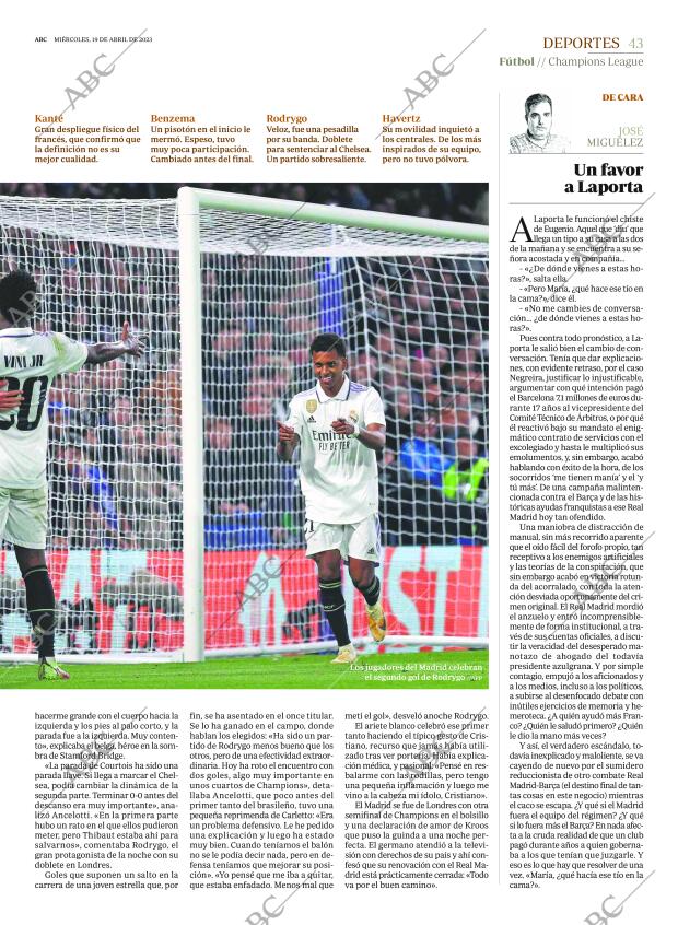 ABC MADRID 19-04-2023 página 43