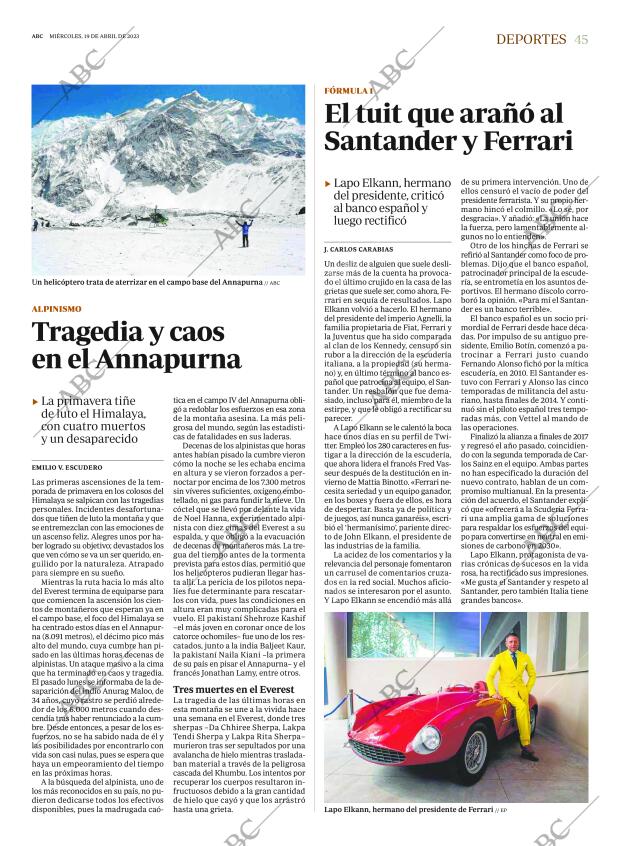 ABC MADRID 19-04-2023 página 45