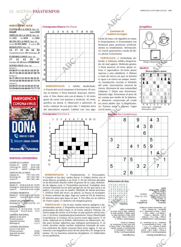 ABC MADRID 19-04-2023 página 52
