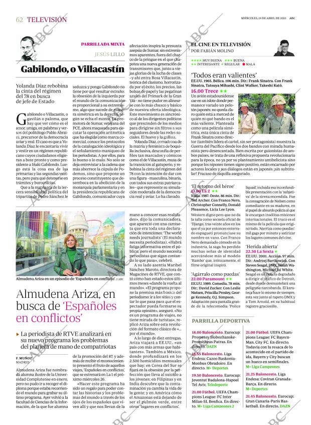 ABC MADRID 19-04-2023 página 62