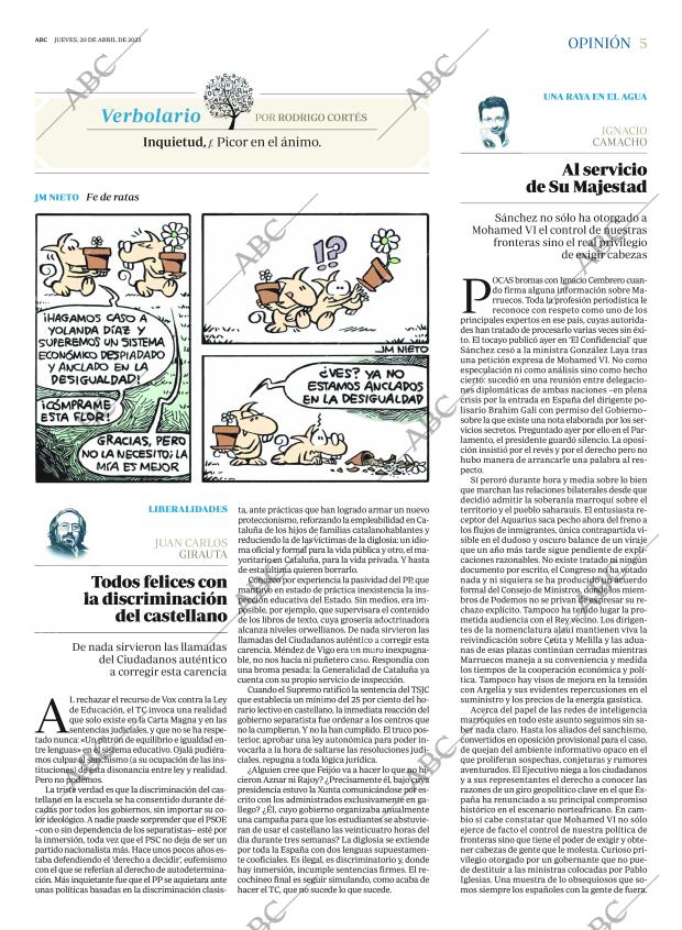 ABC MADRID 20-04-2023 página 5