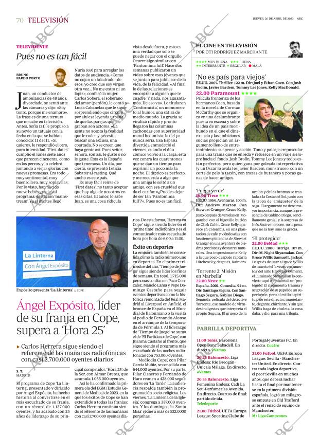 ABC MADRID 20-04-2023 página 70