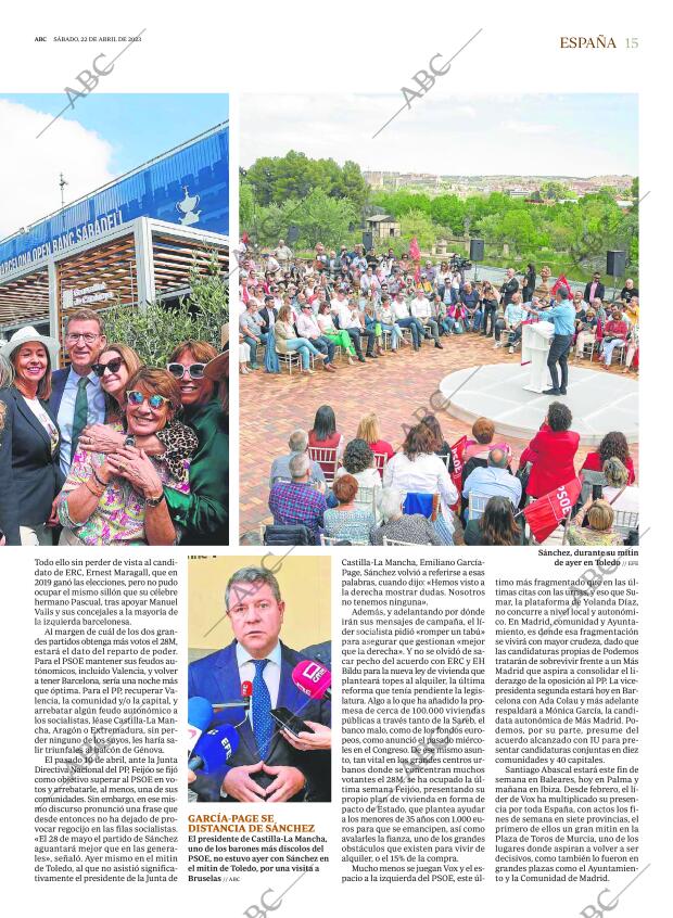 ABC MADRID 22-04-2023 página 15