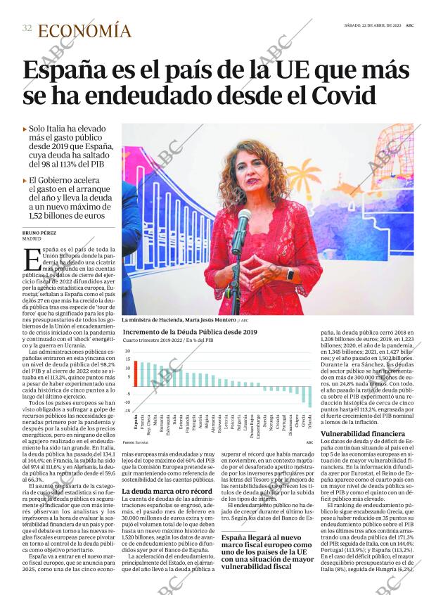 ABC MADRID 22-04-2023 página 32