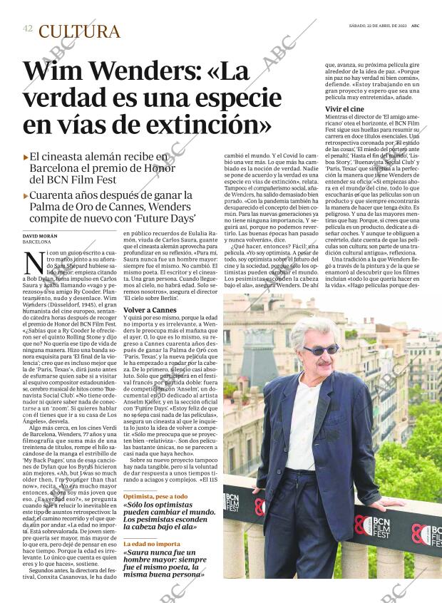 ABC MADRID 22-04-2023 página 42