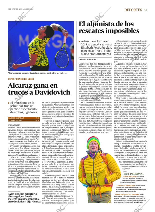 ABC MADRID 22-04-2023 página 51