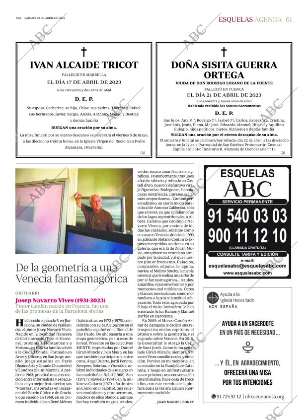 ABC MADRID 22-04-2023 página 61