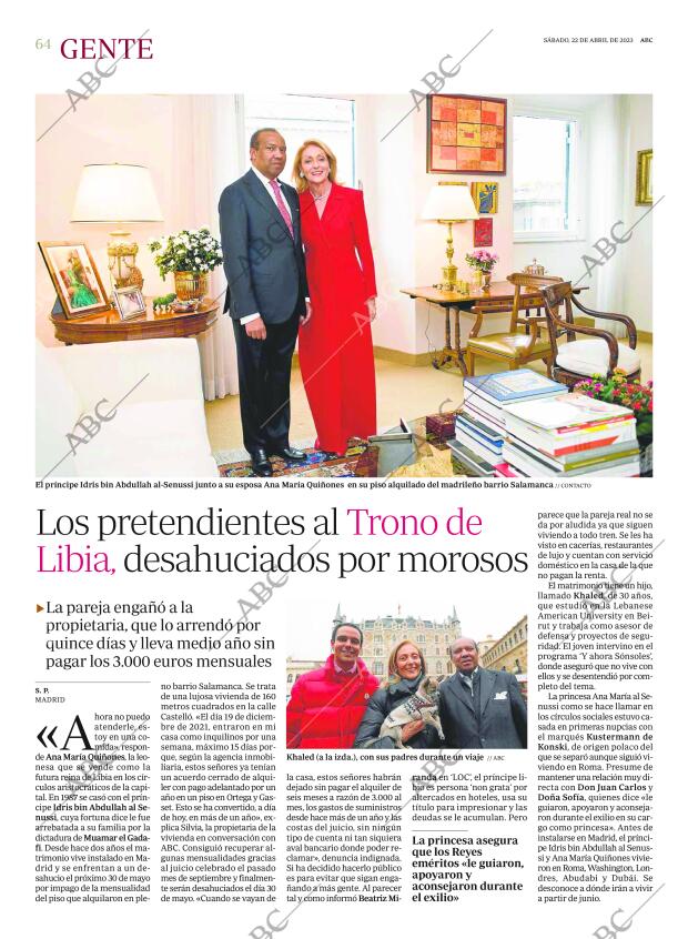 ABC MADRID 22-04-2023 página 64