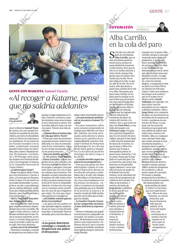 ABC MADRID 22-04-2023 página 67