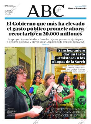 ABC MADRID 29-04-2023 página 1