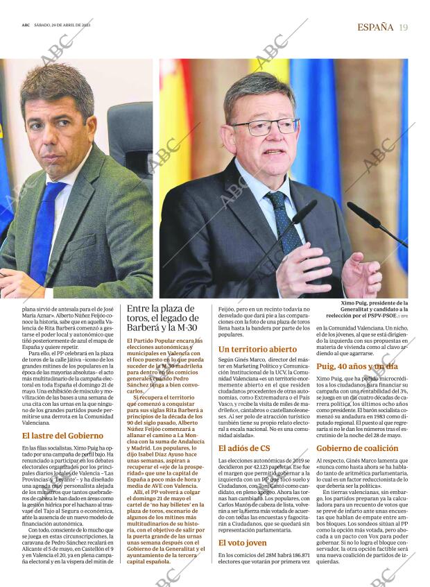ABC MADRID 29-04-2023 página 19
