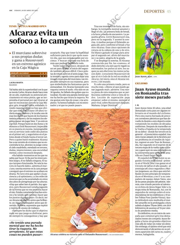 ABC MADRID 29-04-2023 página 45