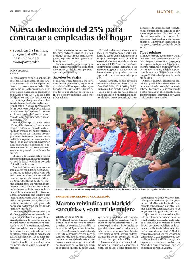 ABC MADRID 01-05-2023 página 49