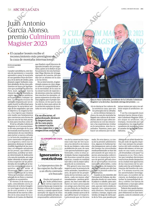 ABC MADRID 01-05-2023 página 58