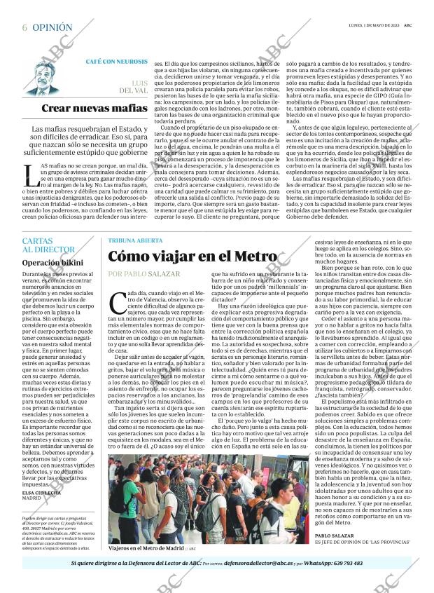 ABC MADRID 01-05-2023 página 6