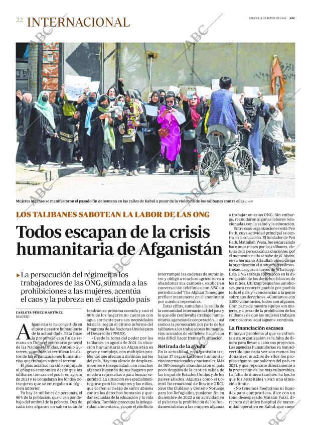ABC MADRID 04-05-2023 página 22