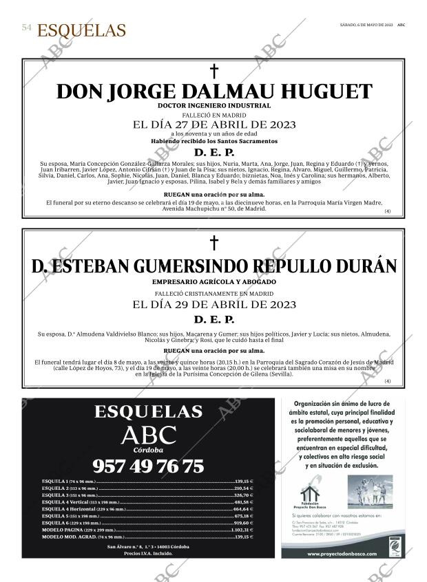 ABC CORDOBA 06-05-2023 página 54