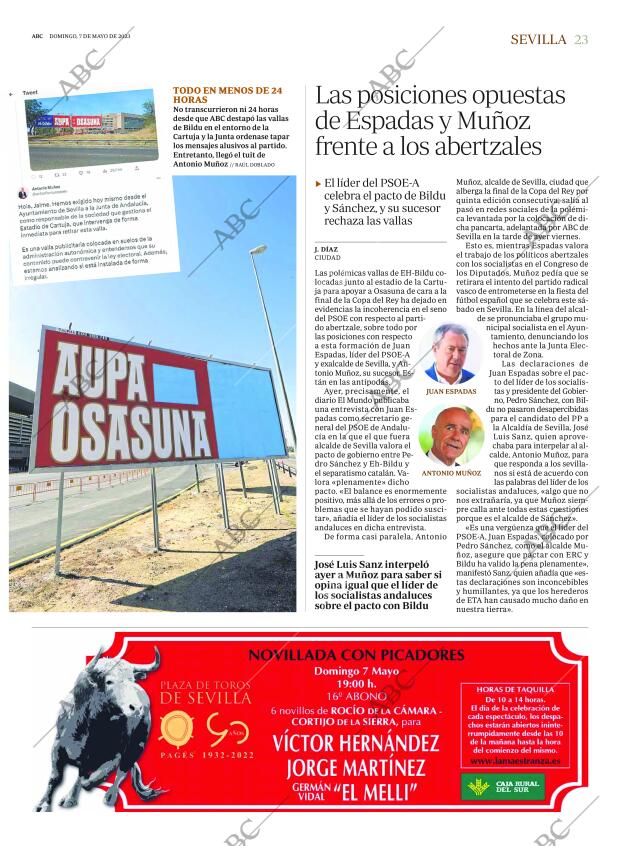 ABC SEVILLA 07-05-2023 página 23
