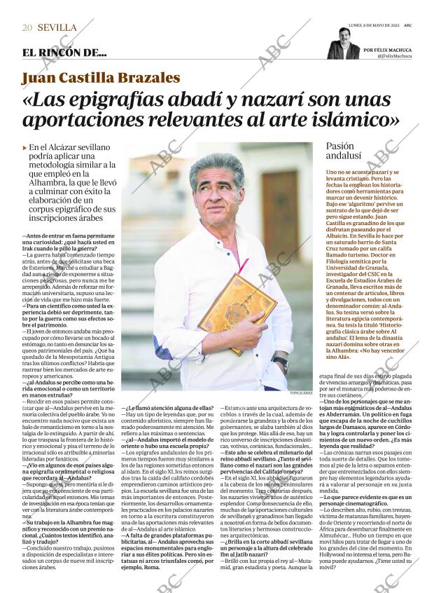 ABC SEVILLA 08-05-2023 página 20