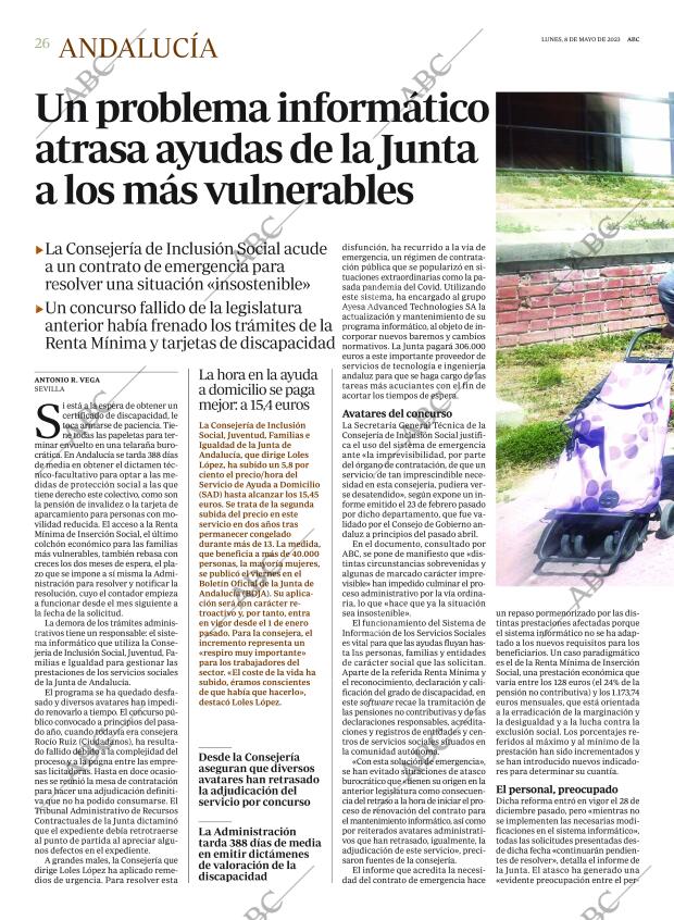 ABC SEVILLA 08-05-2023 página 26