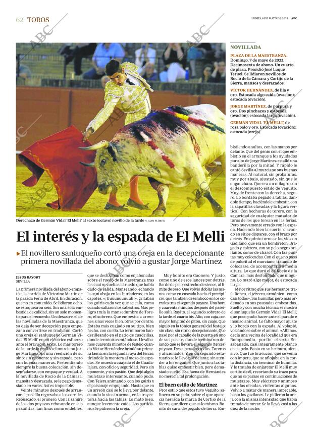 ABC SEVILLA 08-05-2023 página 62