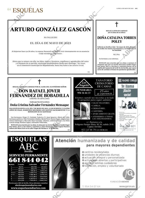 ABC SEVILLA 08-05-2023 página 64